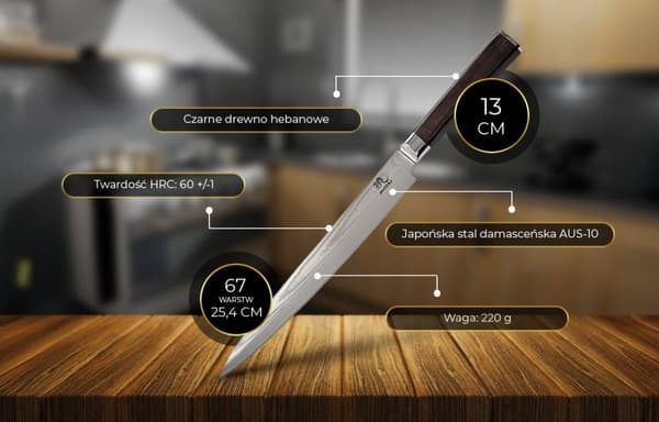 Shiori 撓 Sashimi - professionel sushi kniv 25,40 cm