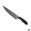 Pikkukuva 1 / 3: Keittiöveitsi Kinvara KT11-5603-01 Musta Hopeinen Ruostumaton teräs Muovinen 5 x 2 x 33 cm (12 osaa)