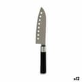 Miniatyrbillede 1 af 2: Køkkenkniv Kinvara KT11-5604S03 Sort Sølvfarvet Rustfrit stål Plastik 5 x 30 x 2,5 cm (12 enheder)