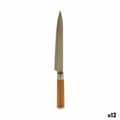 Miniatyrbillede 1 af 2: Køkkenkniv Kinvara 43891 Brun Sølvfarvet Bambus Rustfrit stål 3 x 33,5 x 2,5 cm (12 enheder)