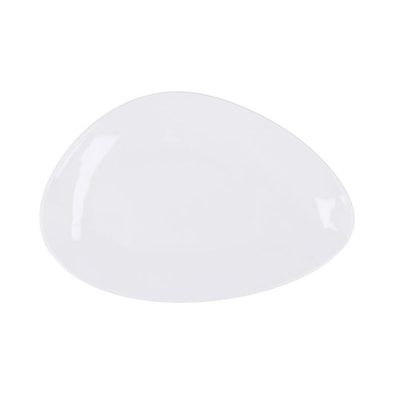 Lapostányér Ariane Prime Island Triangulär Keramik Vit (Ø 33 cm)