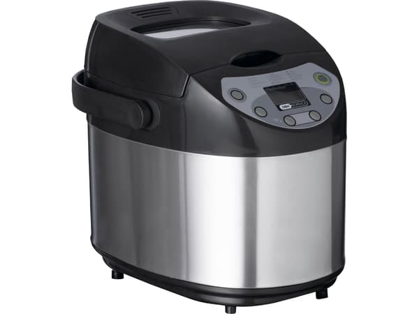 OBH Nordica Bread Maker Inox, 900 g, Viivekäynnistyksen ajastin, Pidä lämpimänä-toiminto, 600 W, Musta, Ruostumaton teräs