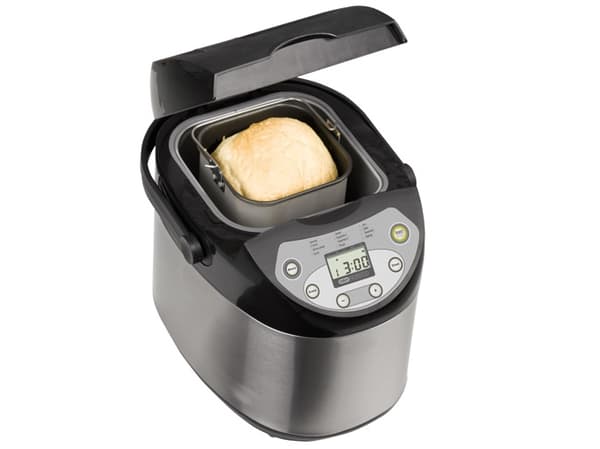 OBH Nordica Bread Maker Inox, 900 g, Viivekäynnistyksen ajastin, Pidä lämpimänä-toiminto, 600 W, Musta, Ruostumaton teräs