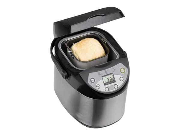 OBH Nordica Breadmaker Inox (6544) - Bakmaskin - 600 W - rostfritt stål/svart