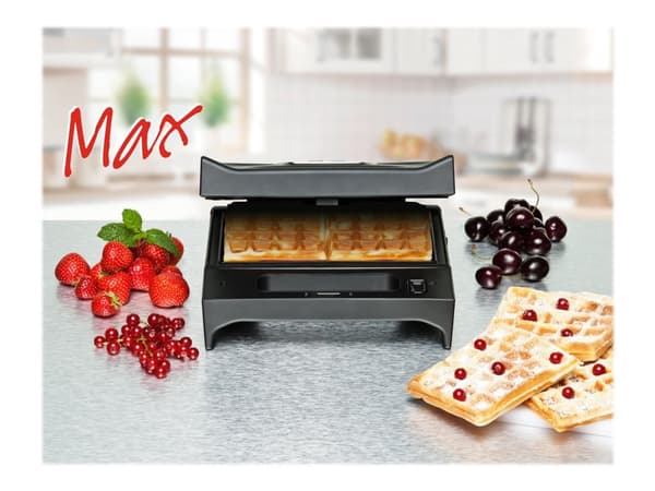 Rommelsbacher SWG 700 - Brødrister/grill - elektrisk - svart/rustfritt stål