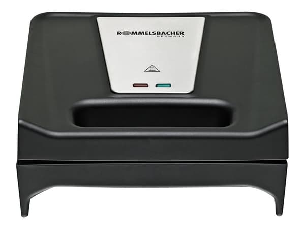 Rommelsbacher SWG 700 - Brødrister/grill - elektrisk - svart/rustfritt stål