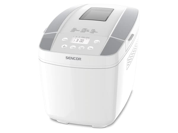 Sencor SBR 0770WH, 1,2 kg, Forsinket start timer, Tittevindu, Variabel skorpebruningsinnstilling, Funksjon til å holde varmen, 800 W