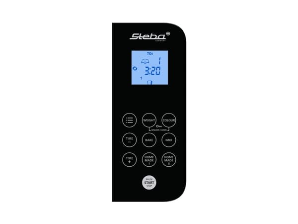 Steba BM 2 - Bakmaskin - 600 W - rostfritt stål/svart