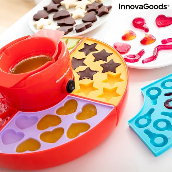 2-i-1-Jelly Bean og Chokolade Fondue Machine Yupot InnovaGoods