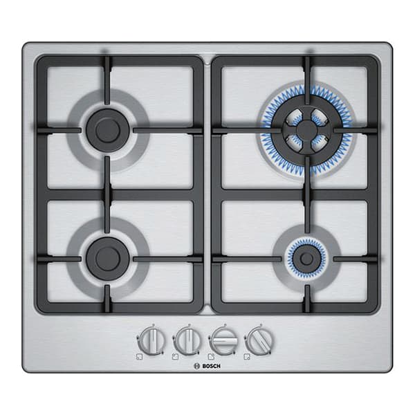 Kaasukäyttöinen keittolevy BOSCH PGH6B5B90 60 cm 60 cm 1 W Ruostumaton teräs