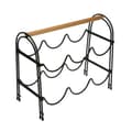 Miniatyrbillede 1 af 2: Flaskereol Versa Metal Træ Stål (14 x 27,5 x 32,7 cm)