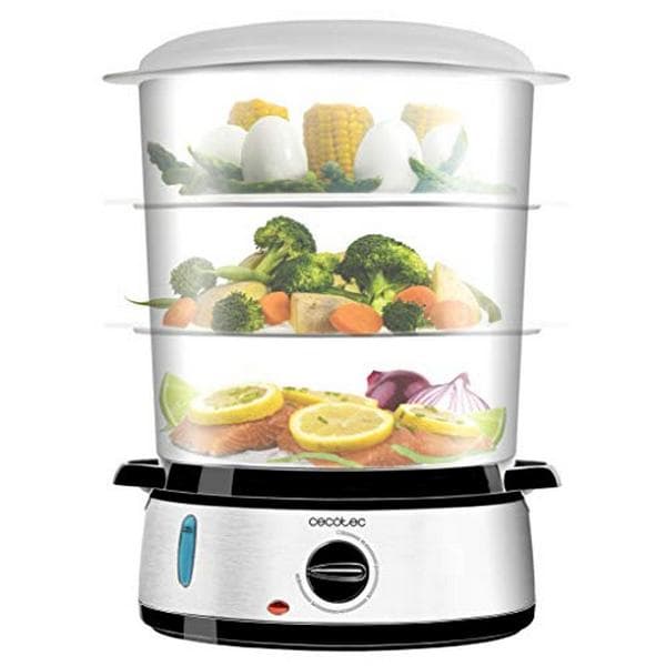 Dampkoker Cecotec Vapovita 3000 800W 9 L Grå Rustfritt stål 800 W
