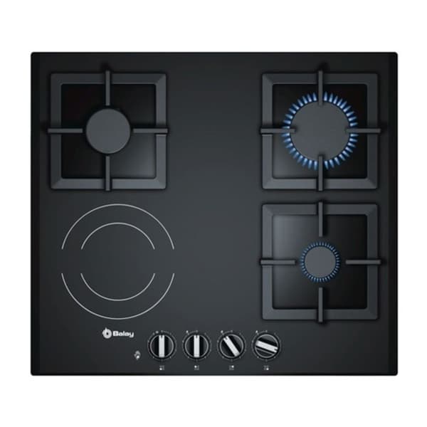 Gasplatta Balay 3ETG667HB (60 cm) 60 cm Svart
