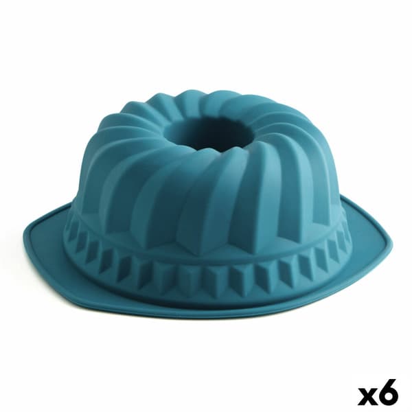 Springformpanne Quid Silik One Blå Plast (24,3 x 28,4 cm) (Pack 6x)