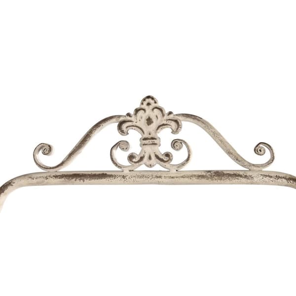 Pulloteline DKD Home Decor Metalli Valkoinen (39 x 9,5 x 102,5 cm)