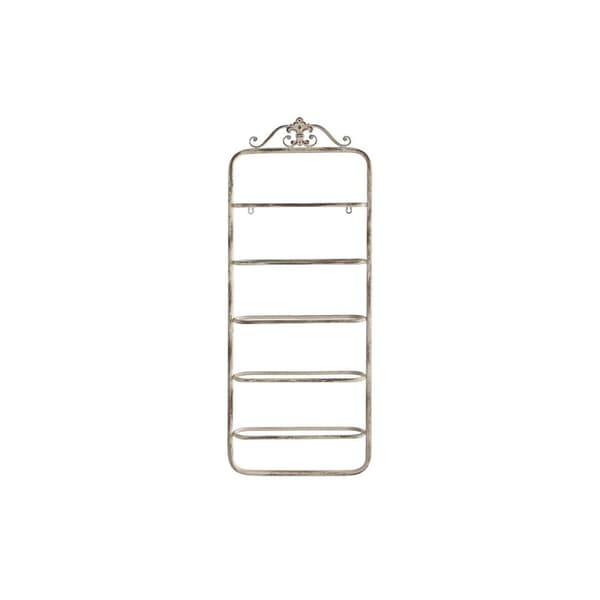 Pulloteline DKD Home Decor Metalli Valkoinen (39 x 9,5 x 102,5 cm)
