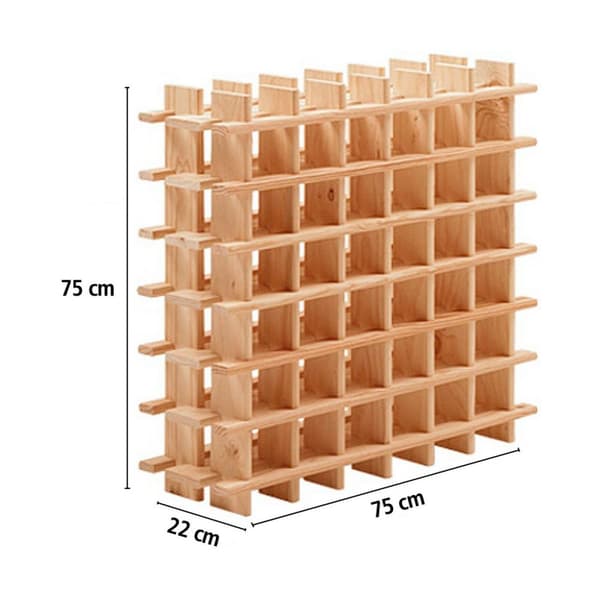 Flaskestativ Astigarraga Brun Furutre (75 x 22 x 75 cm)