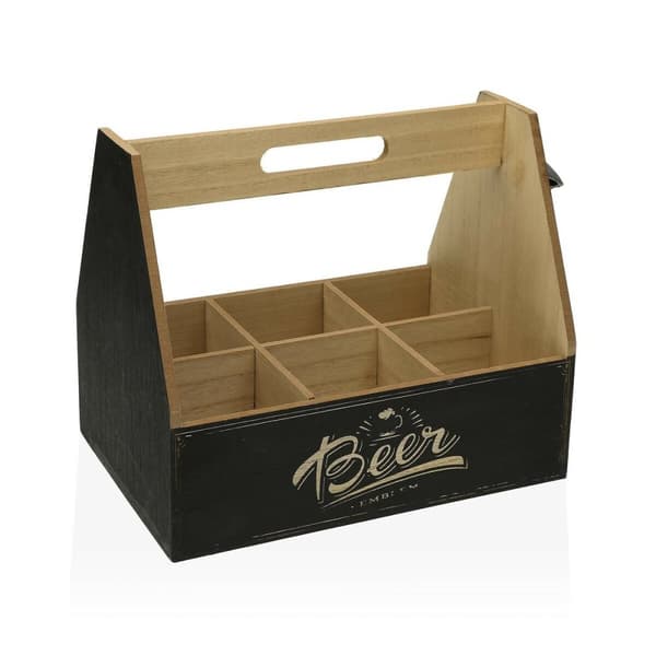 Pulloteline Versa 6 pulloa 18 x 5 x 18 cm Metalli Puu MDF