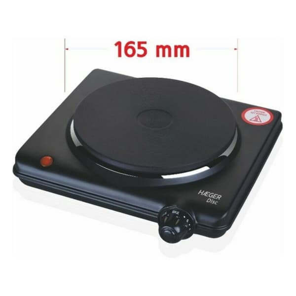 Elektrisk Varmeplate Haeger HP-01B.012A 1500 W Svart Flerfarget