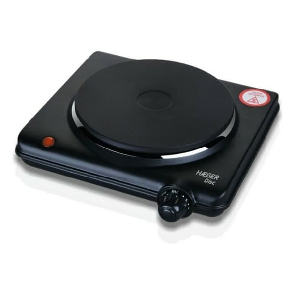 Elektrisk Varmeplate Haeger HP-01B.012A 1500 W Svart Flerfarget Sort