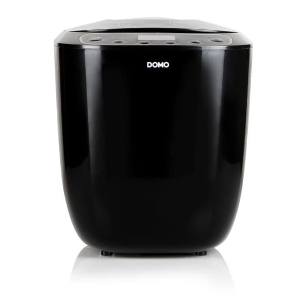 DOMO B3973 automatisk brödmaskin - 12 program - 700 eller 1000 g bröd - Svart