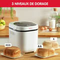 Miniatyrbild 4 av 5: MOULINEX Brödmaskin 1 kg, 20 automatiska program, Glutenfritt program, Håll värmen, French toast OW210130