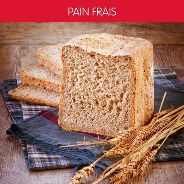 MOULINEX Brödmaskin 1 kg, 20 automatiska program, Glutenfritt program, Håll värmen, Bröd och glädje OW240E30