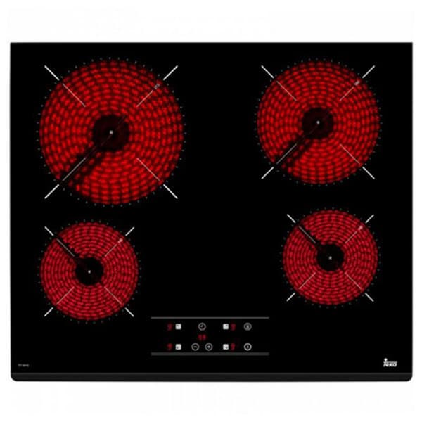 Lasikeraaminen keittolevy Teka VITROCERAMICAS 60 cm 60 cm musta