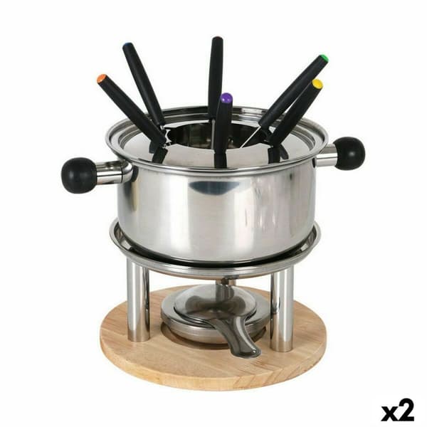 Fondue Santa Clara Rustfrit stål (2 enheder)