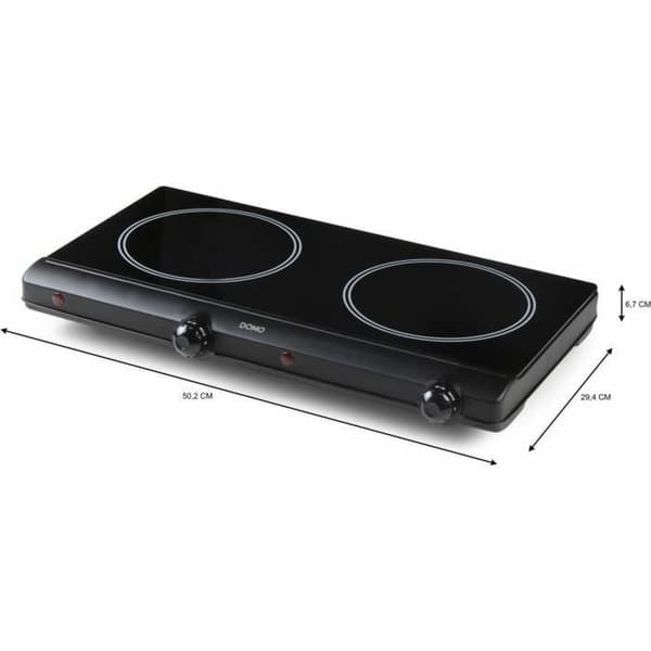 Plade i glaskeramik DOMO DO339KP 2500 W