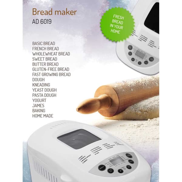 Adler Ad 6019 Brødbagemaskine