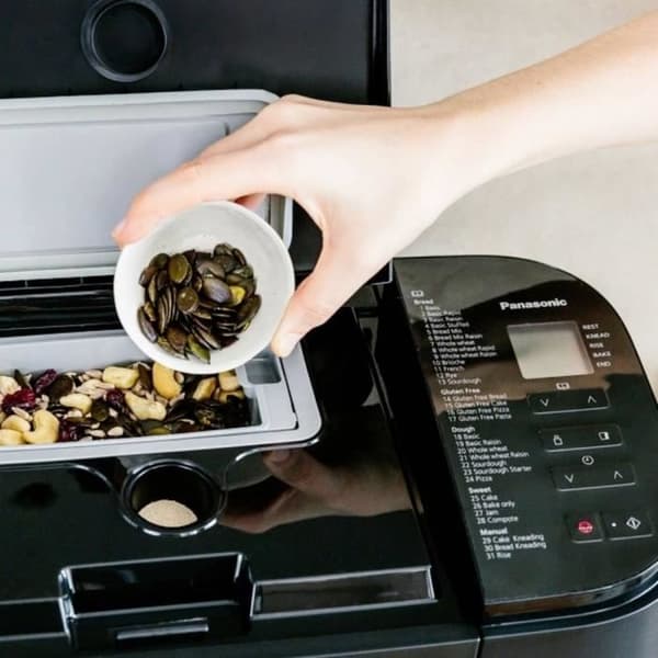 Brödmaskin - Panasonic - SD-YR2540 - Svart - Gräddningsfunktion - Automatisk
