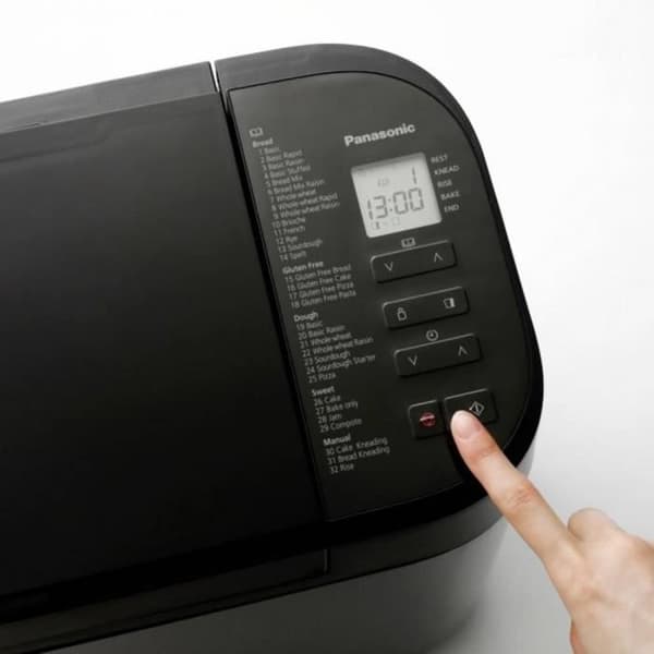 Brödmaskin - Panasonic - SD-YR2540 - Svart - Gräddningsfunktion - Automatisk