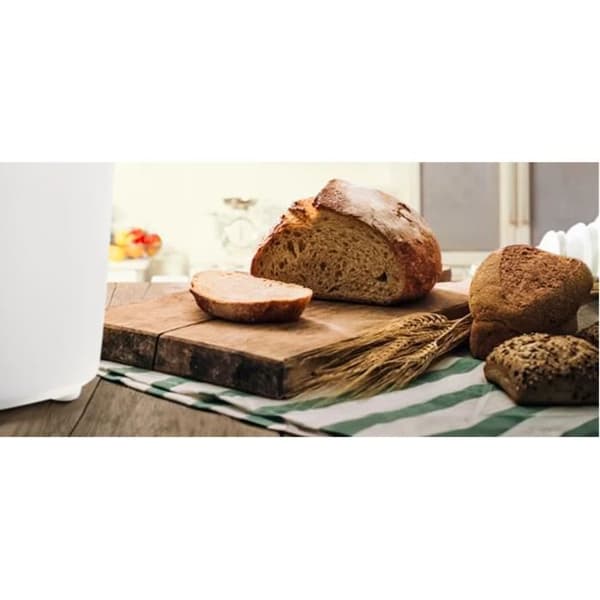 Brödmaskin - MEDION - 50076798 - 950 W - 19 program - Hublot - Vit