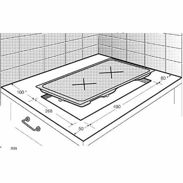 Plade i glaskeramik BEKO HDMC 32400 TX 3000 W