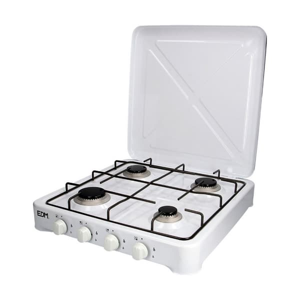 Gaskogeplade EDM 07422 Hvid 1500 W