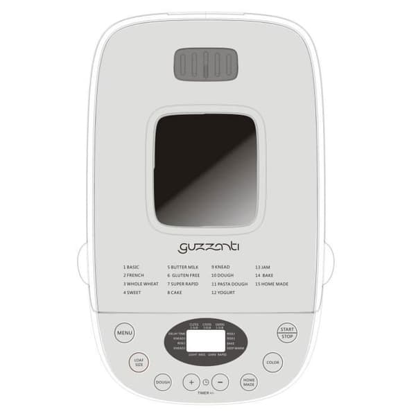 Guzzanti GZ 635, Vit, 1,6 kg, Glutenfritt bröd, 1,12 kg, Mörk, Ljus, Medium, LCD