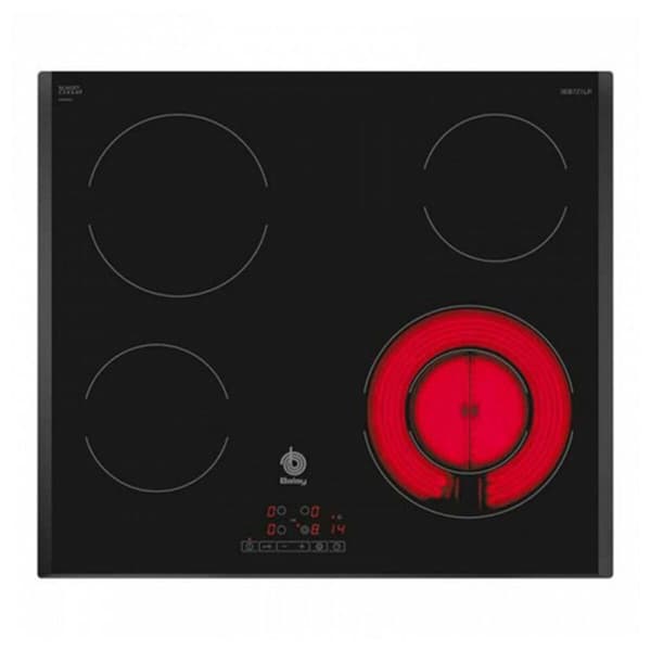 Plade i glaskeramik Balay 3EB-721LR 60 cm 60 cm Sort