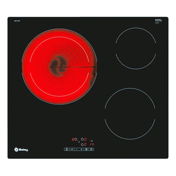 Plade i glaskeramik Balay 3EB715ER 5700W 60cm 60 cm 5700 W Sort