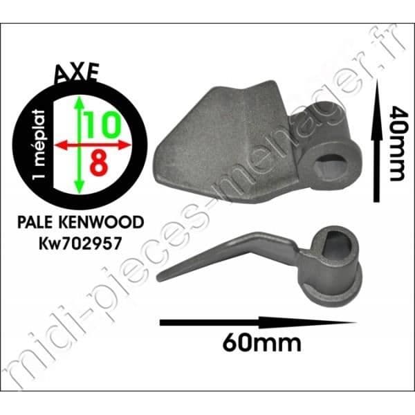 Kenwood BM250 BM256 KW702957 brödmaskinsblad - Certifierat originaltillbehör - Grå