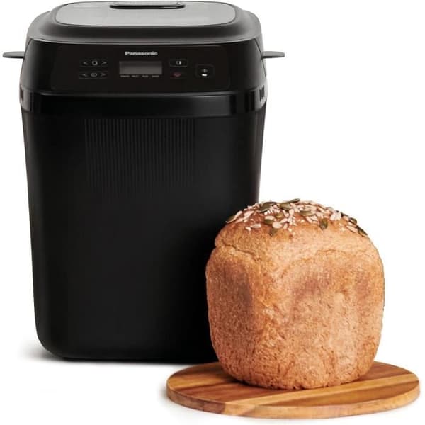 Panasonic SD-PN100KXE Mini-Brödmaskin för Små Hushåll, 4 Glutenfria Program, Kompakt Design, 18 Program