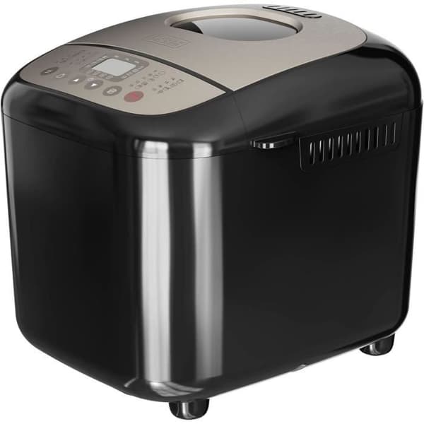 BLACKDECKER BXBM600E - Brödmaskin, 600W, 500g, 750g och 1kg, 17 program för bröd, yoghurt, kakor och sylt, programmerbar