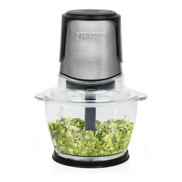 Kjøttkvern Princess Svart Glass Rustfritt stål 300 W 1 L