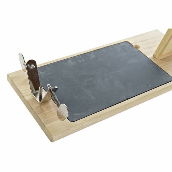 Skinkestativ av Tre DKD Home Decor Rustfritt stål Brett Jern Furutre (36 x 3 x 1 cm) (44 x 20 x 31 cm) (2 pcs)