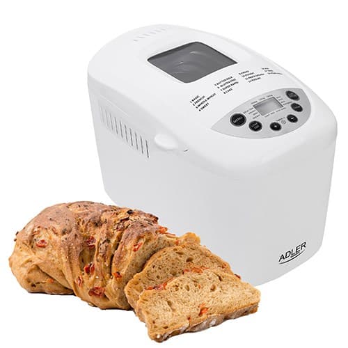 Adler AD 6019 brödbakare 850 W Vit