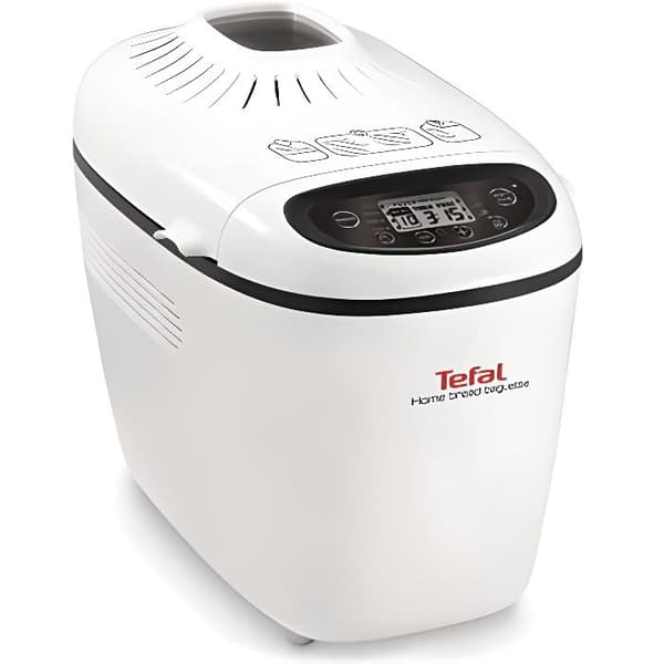 Tefal PF610138, Vit, 1,5 kg, baguettedeg, Kakdeg, 750 g, 1600 W
