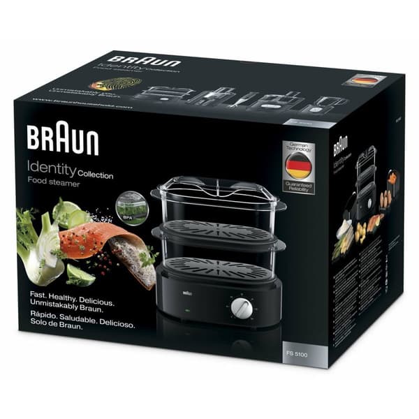 Maddamper Braun FS 5100 Sort 850 W 850 W