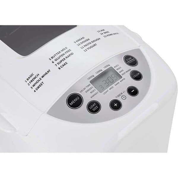 Brödmaskin, 15 Program, utan Gluten, Timer, Knåda, Bakning Adler AD6019 850W Vit 39755