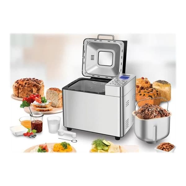 UNOLD BACKMEISTER 68456 Edel brödmaskin - 550W - 16 program - LCD-skärm - Grå