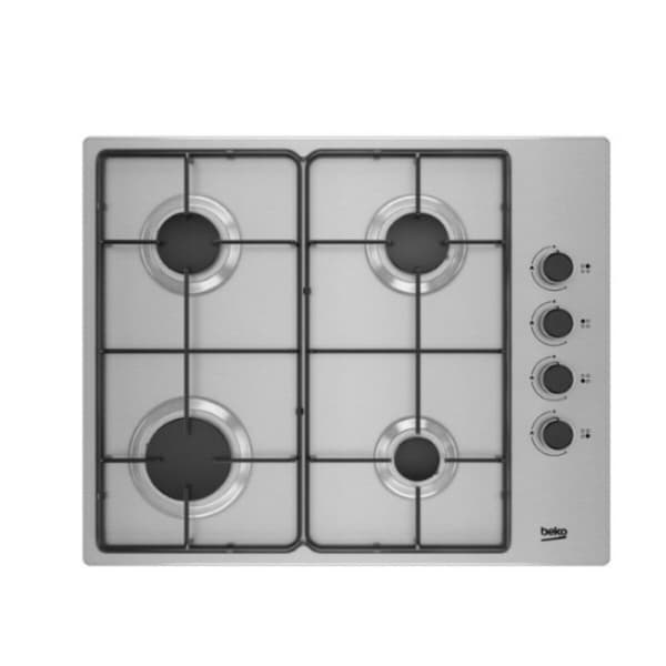 Gasstopp BEKO HIGG 64103 SX 60 cm 60 cm Rustfritt stål